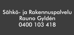 Sähkö- ja Rakennuspalvelu Rauno Gyldén logo